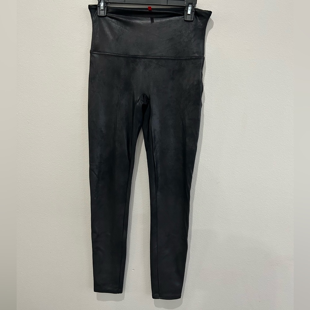 Spanx Shimmer Faux Leather Legging